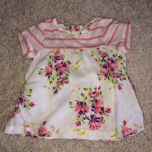 Tucker + Tate Girls Floral Top Size 6m ✨